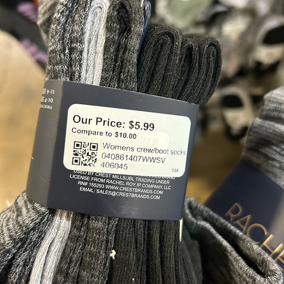 NWT Rachel women crew socks 12 pairs - Picture 3 of 3